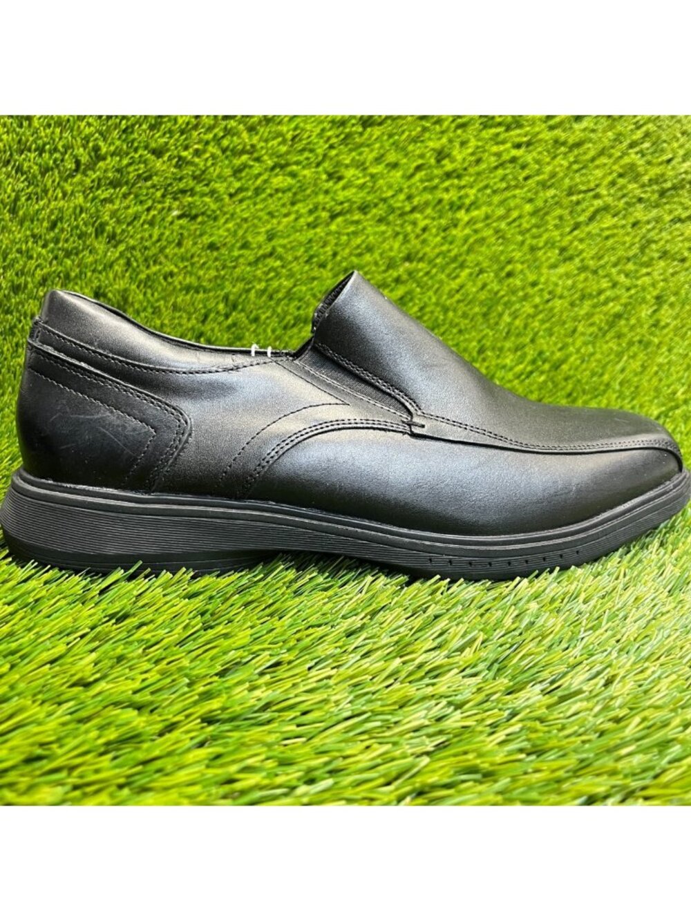 Nunn Bush Kore Pro Mens Size 8 Black Casual Classic Bicycle Toe Dress Shoes
